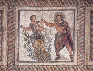<a title="Princeton University Art Museum, attribution, Public domain, via Wikimedia Commons" href="https://commons.wikimedia.org/wiki/File:Apollo-daphne-roman-mosaic.webp"><img width="512" alt="Roman mosaic showing Apollo and Daphne, 2nd-3rd century CE" src="https://upload.wikimedia.org/wikipedia/commons/thumb/f/ff/Apollo-daphne-roman-mosaic.webp/512px-Apollo-daphne-roman-mosaic.webp.png?20220625170346"></a>